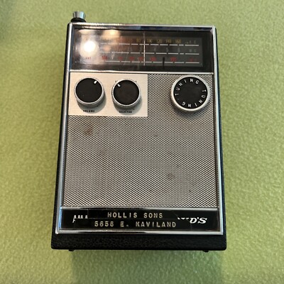 VTG LLOYDS PORTABLE 9 TRANSISTOR RADIO MODEL 6R85B