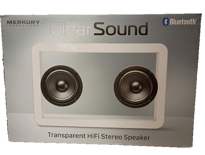 NIB Merkury Innovation ClearSound Bluetooth Transparent HiFi