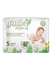 Baby diapers Giggles Natural The fifth size