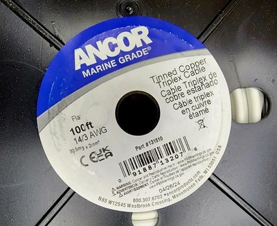 Ancor Marine Triplex Cable - 14/3 AWG - 100' ANCOR 30.5m3x2mm Part 131510