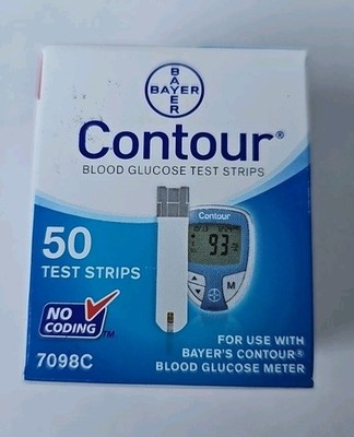 50 Contour test strips Bayer Ascensia Exp 09/2012