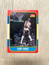 1986-87 Fleer Basketball #78 LARRY NANCE Rookie Card - Phoenix Suns. rookie card picture