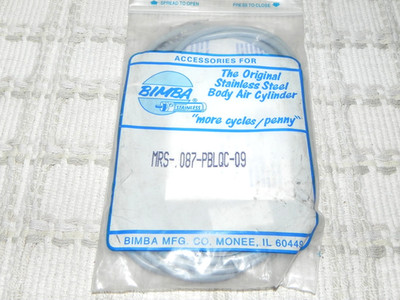 Bimba MRS-.087-PBLQC-09 Heavy-duty, 2-wire magnetic reed position switch AC/DC