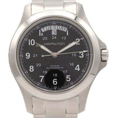 Hamilton Khaki King Automatik Edelstahl Uhr 40mm Day-Date aus Japan