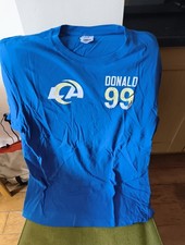 Los Angeles Rams Mens Large T Shirt Unofficial Aaron Donald 99 Fair Condition
