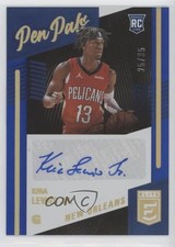 2020-21 Donruss Elite Pen Pals Blue 25/35 Kira Lewis Jr #PP-KLJ Auto 02ez