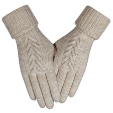 Women Winter Gloves, Touch Screen Texting Gloves, Elastic Soft Warm Knit Line...