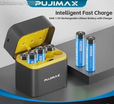8 Pack 1512mWh AAA Rechargeable Lithium Batte...
