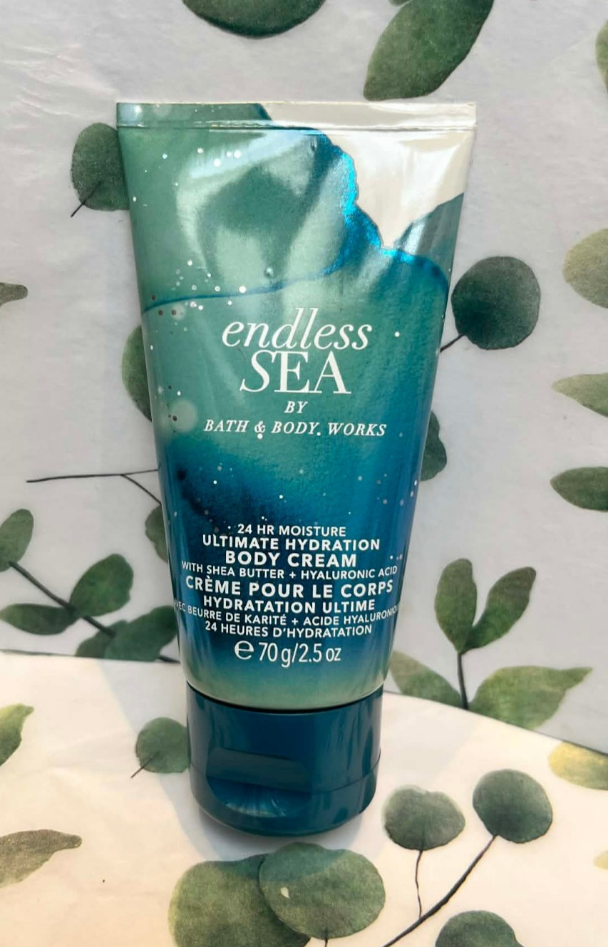 100% Bath & Body Works Endless Sea Hydration Body Cream 70g