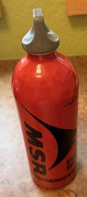 One Vintage MSR Aluminum Fuel Bottle -  20 fl oz - Used, in Good Shape