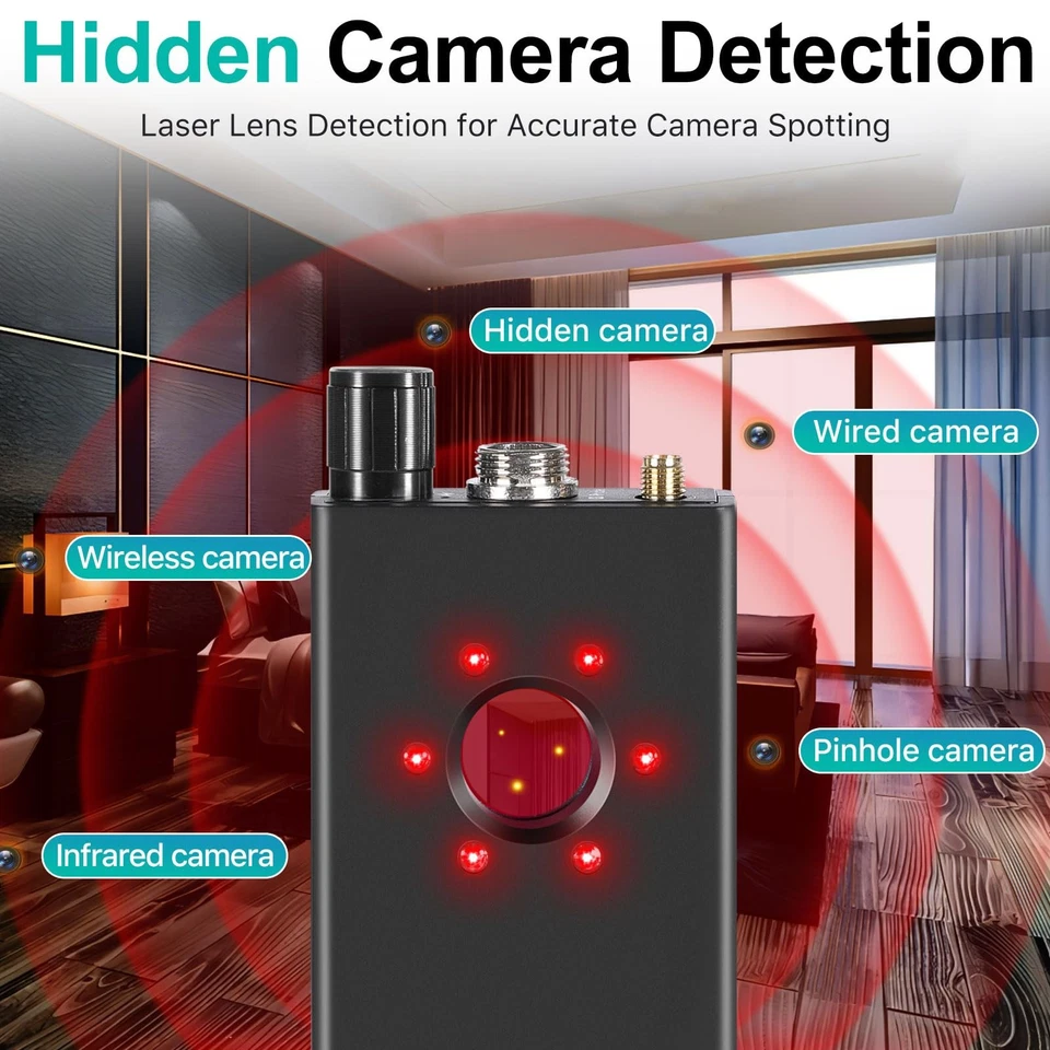 Hidden Camera Detector, Bug Detector & GPS Tracker Detector – RF Detector & C... - Image 4 of 4