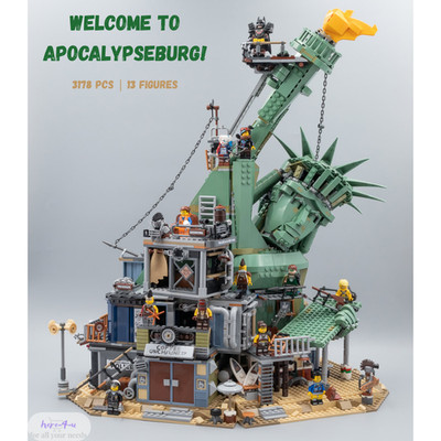 Bausteine Batman - Willkommen in Apocalypseburg! | 3178 Teile (70840) ABS Kit