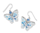 Brighton Kyoto In Bloom Indigo Butterfly Earrings STYLE: JA0126 MSRP $98 NWT