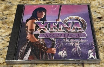 'XENA-WARRIOR PRINCESS' -VINTAGE 1999 CD-ROM SCREENSAVER - PC/MAC:   NEW SEALED