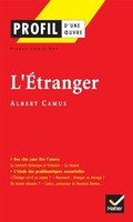 Albert Camus - Profil D'une Oeuvre L'etranger - Paperback - H245Z