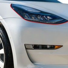 Devil Eye® Scheinwerfer Folie passend für Model S Stripe Tuning Zubehör Streifen