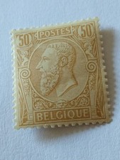 Timbre Belge Neuf  50 Ct 1884