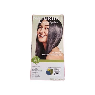 Naturtint 1N Ebony Black Women's Hair Dye 5.07 fl oz Colors Inspired By Nature