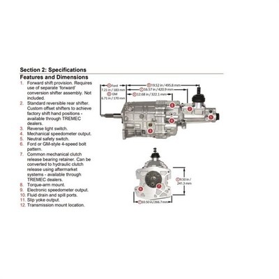 TREMEC TCET17805 TKX 5-Speed Manual Transmission, GM Mount | eBay