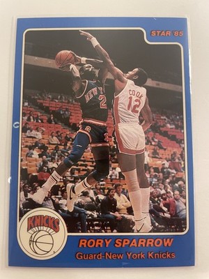1984-85 Star Rory Sparrow #34 Gradable Knicks
