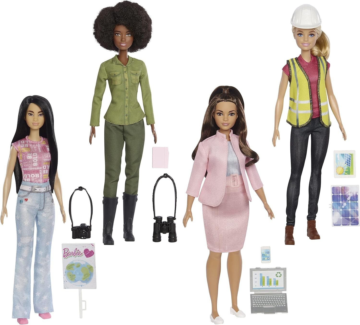 Eco Leadership Team 4 Piece Doll Set Sustainable Careers for