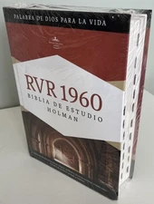 RVR 1960 BIBLIA DE ESTUDIO HOLMAN, TAPA DURA CON INDICE By B&h Espanol Editorial