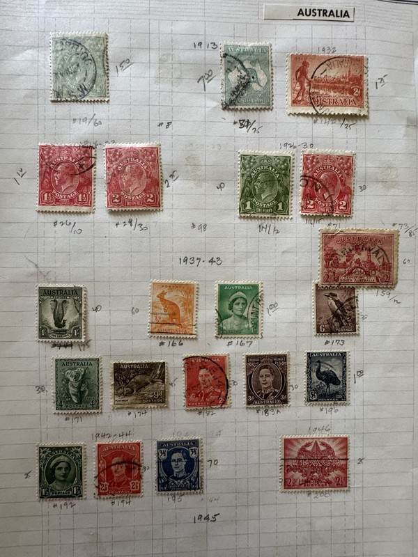 100+ Australia And States Stamps