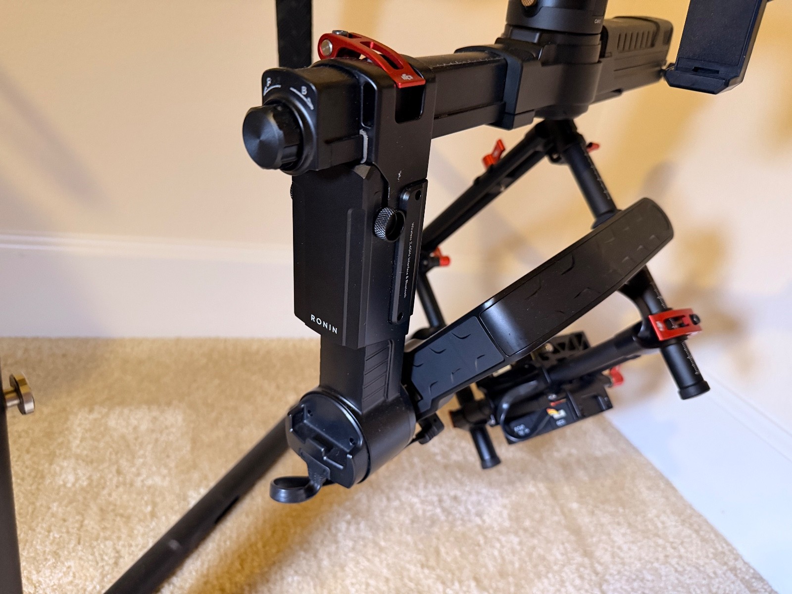 DJI Ronin-MX 3-Axis Gimbal Stabilizer - with stand, extras, and thumb controller