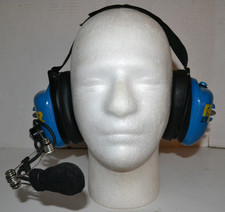 Racing Radios Behind The Head Headset Two Way Racing Scanner Radios 5 Pin Blue