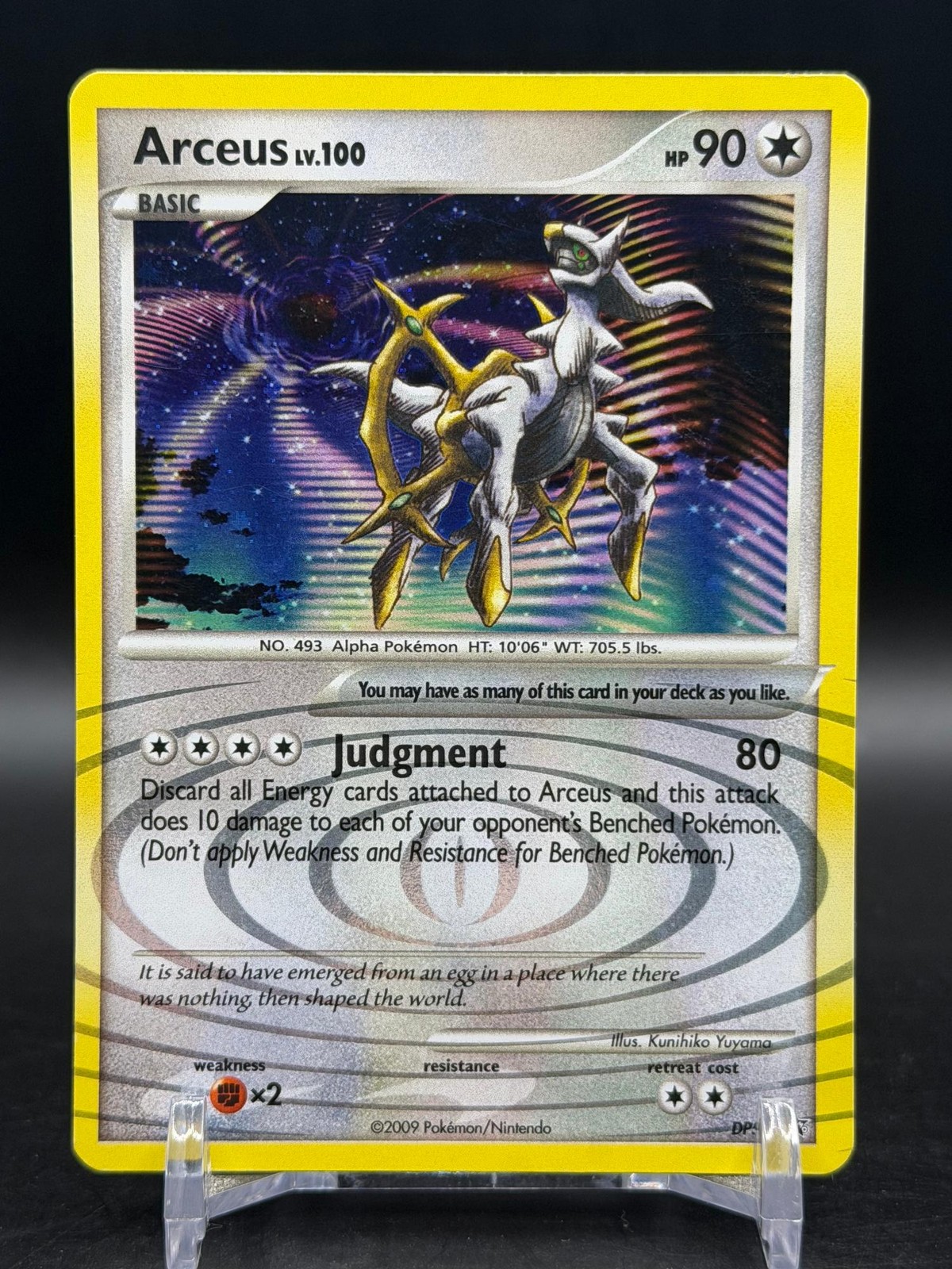 Arceus DP50 Holo Promo Diamond and Pearl Promos Pokemon English LP