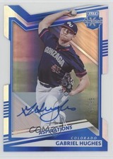 2022 Panini Elite Extra Edition 45/65 Gabriel Hughes #10 Auto 0yg9