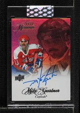 2020 Upper Deck Clear Cut NHL Memoirs Legends Mike Gartner #M-GA Auto HOF 11jd