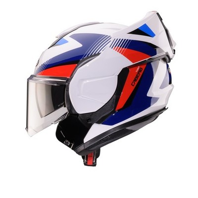 HELM CABERG TRIP LUNAR WEISS ROT BLAU HELLBLAU GLÄNZEND GRÖSSE XS S M L XL XXL