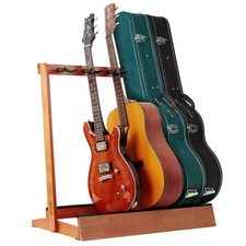 Nefelibata Multiple Guitar Stand 5 Holders Wooden Guitar Stands Floor Rack fo...