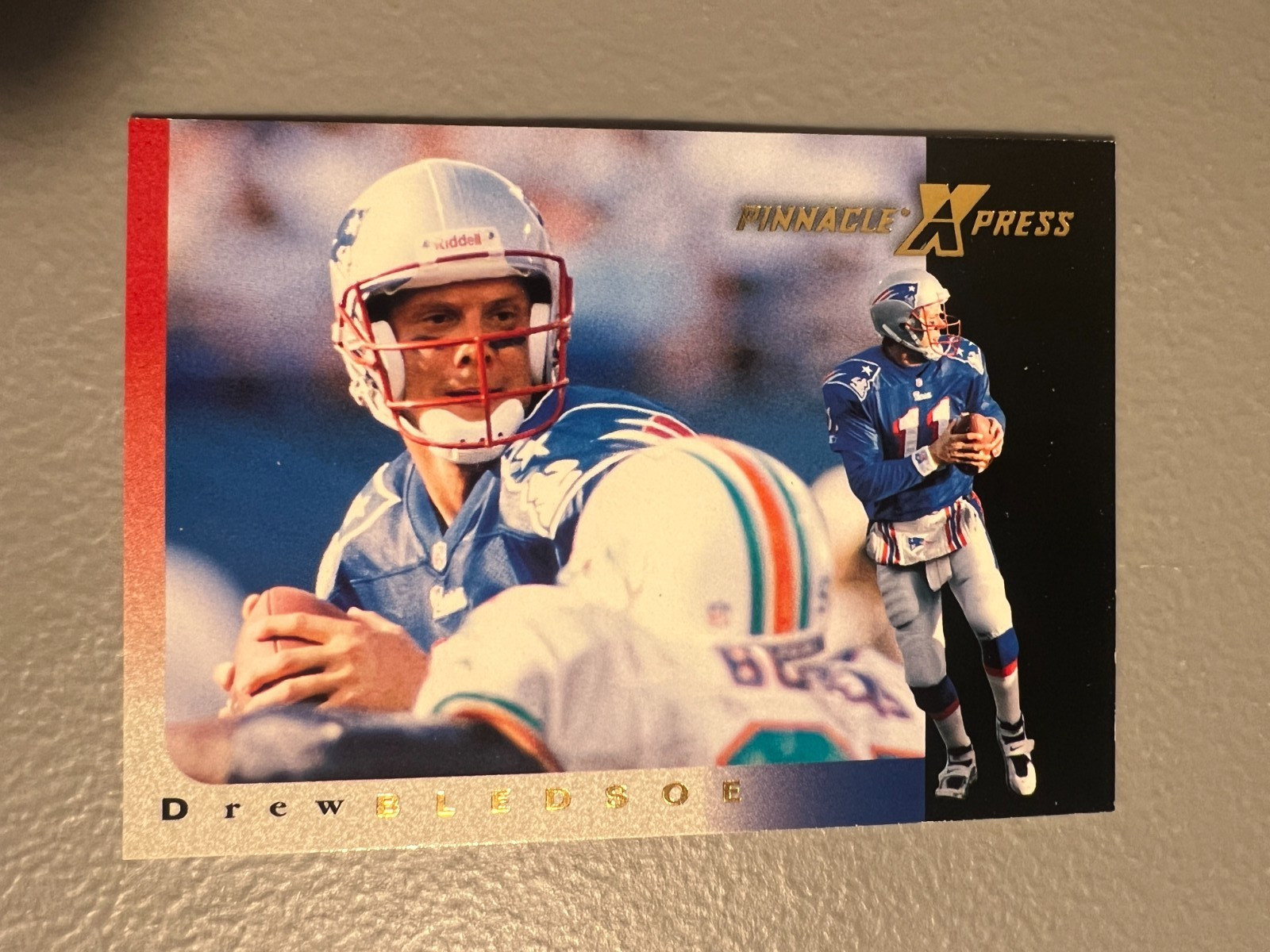 QTY: 1997 Pinnacle X-Press - Drew Bledsoe ( New England Patriots ) #1