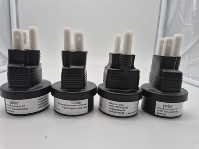 4× Goobay Reiseadapter USA   Typ A   Schukostecker auf USA   Set