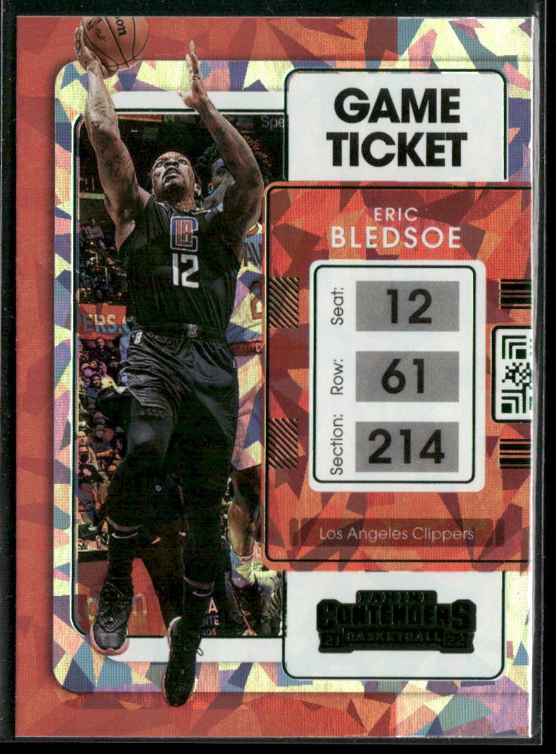 2021-22 Panini Contenders #42 Eric Bledsoe Ice