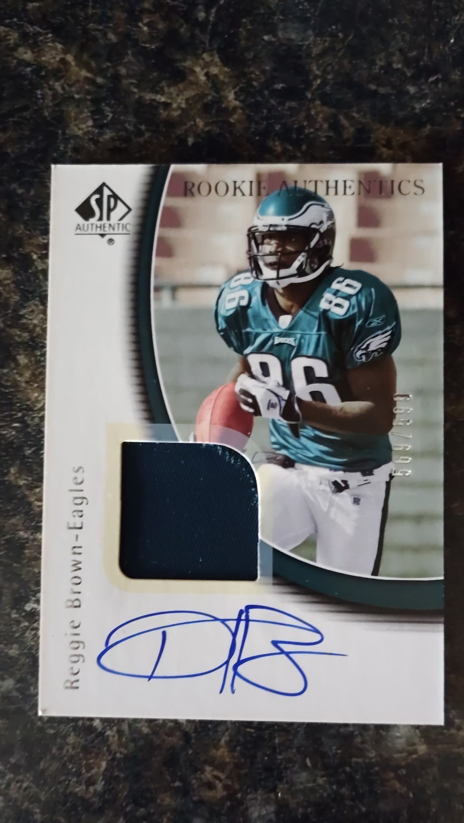 Reggie Brown SP Authentic #236 Autograph