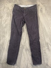 Tommy Hilfiger Corduroy Pants Women s 4 Blue Classic Skinny Straight Zipper