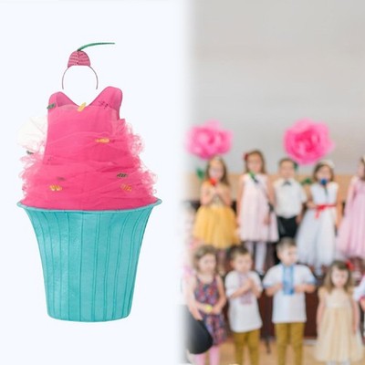 Cupcake Kostüm mit Hut, Maskenbar Ostern, Cosplay Outfit