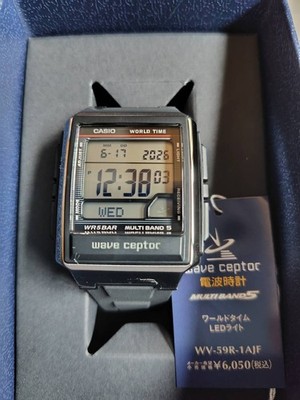 CASIO WV-59R-1AJF Wave Ceptor Quartz Men's Watch, Officially Manufactured