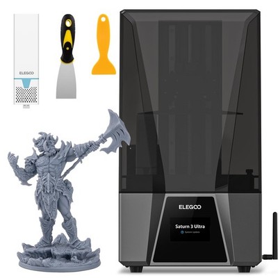 3D Printer ELEGOO Saturn 3 Ultra 12K MSLA 218.88x122.88x260mm WiFi Monochrome