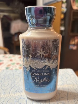 Bath & Body Works Sparkling Nights Body Lotion 24 HR Moisture Shea Butter Vit E