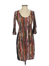Viereck Women Brown Casual Dress XS