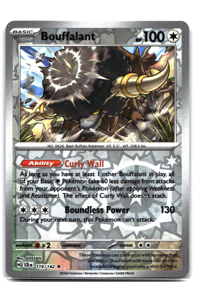 Bouffalant 119/142 Rare Deck Exclusives Pokemon Near Mint