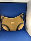 Vintage Longchamp Leinen Handtasche