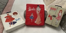 3 Vintage Ponytail / Mattel Barbie  Skipper Vinyl Cases