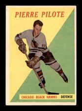 1958 Topps #36 Pierre Pilote EX X3462815