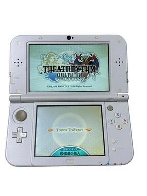 Nintendo New 3DS XL Pearl White Top IPS Console Only Tested Working