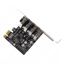 4-Port USB 3.0 PCI-E Expansion Card PCI Express PCIe USB 3.0 HUB Adapter 5Gbps